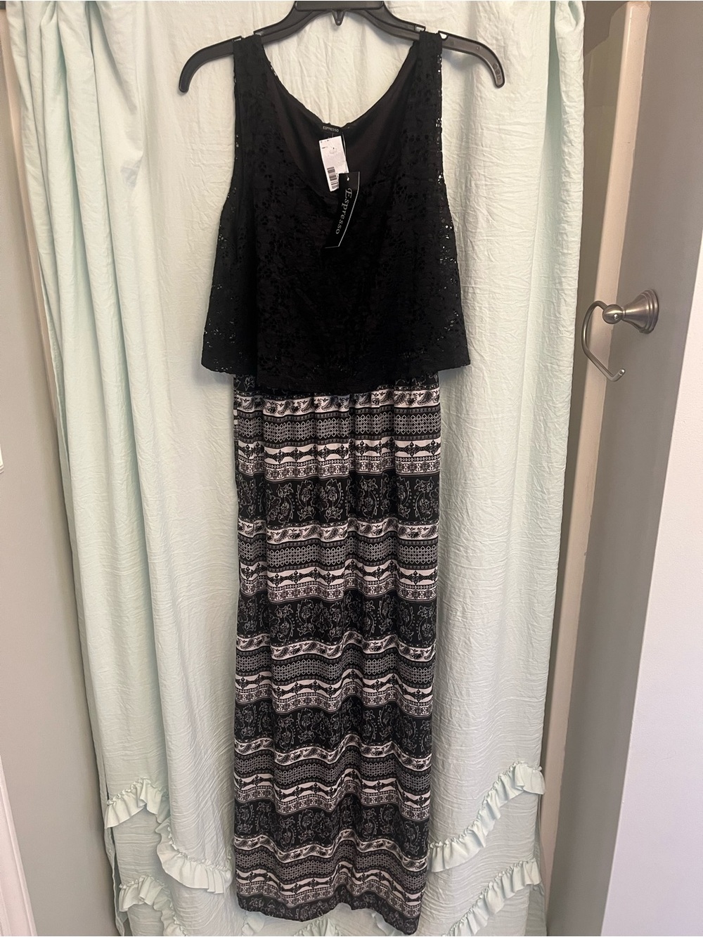 Black Lace Top Dress.